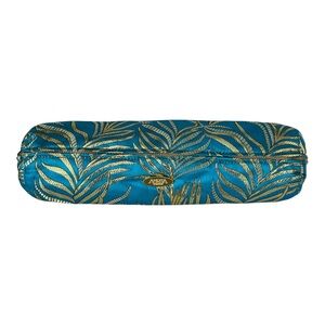 Amrita Singh Turquoise Gold Bracelet Zip Jewelry Storage Travel Pillow Roll Bag